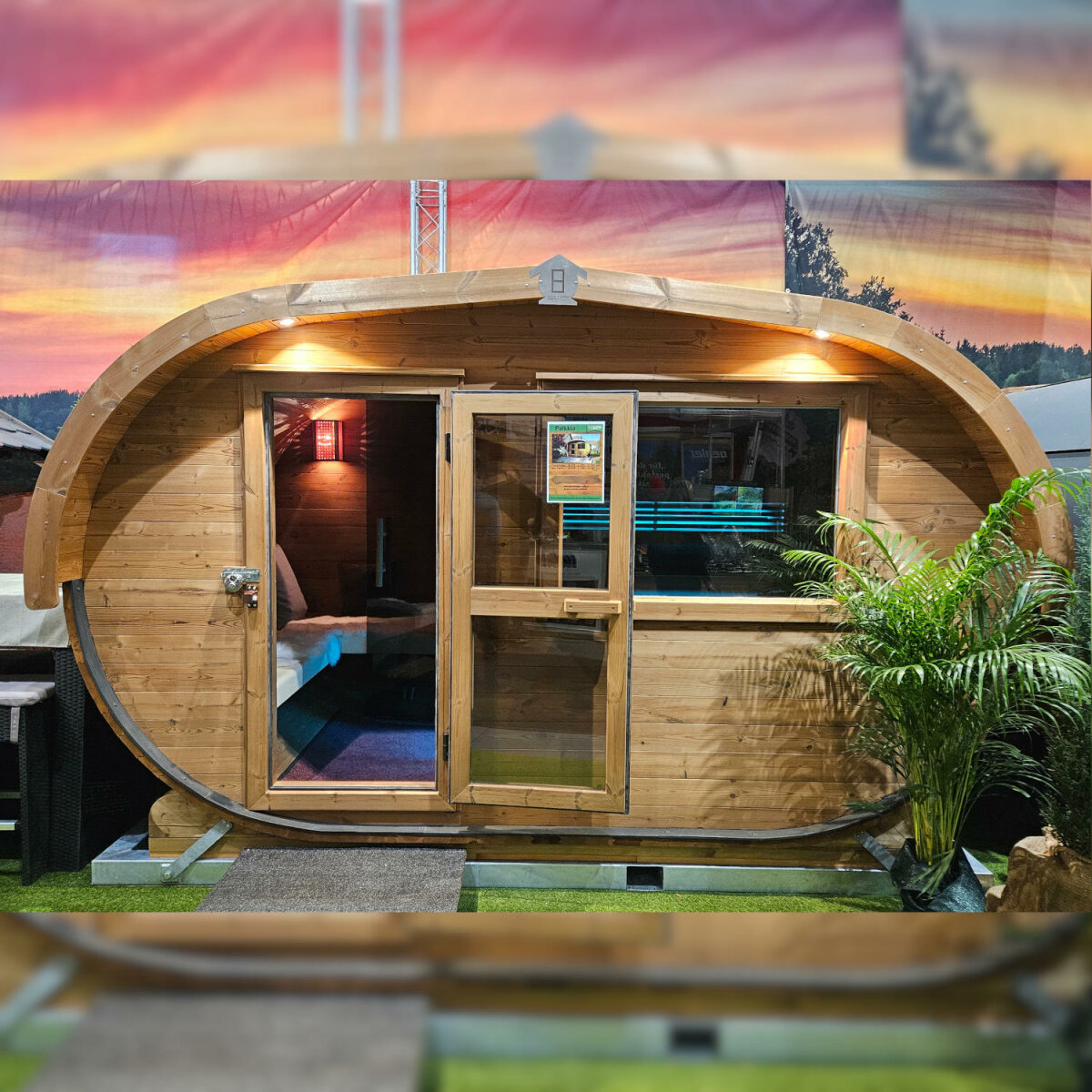 Palkkio Oval Fasssauna